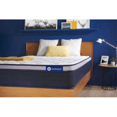 ACTISOM matelas Ressorts ensaches+Memoire de forme ACTIFLEX MAX 90x190 cm Maxi epaisseur 7zones de confort