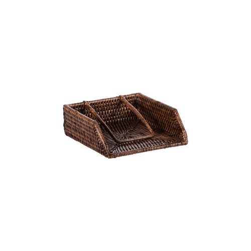 Porte serviettes Saya en rotin 18 cm