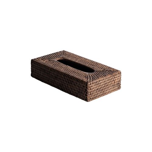 Boîte de mouchoir Saya en rotin 26x14x10 cm