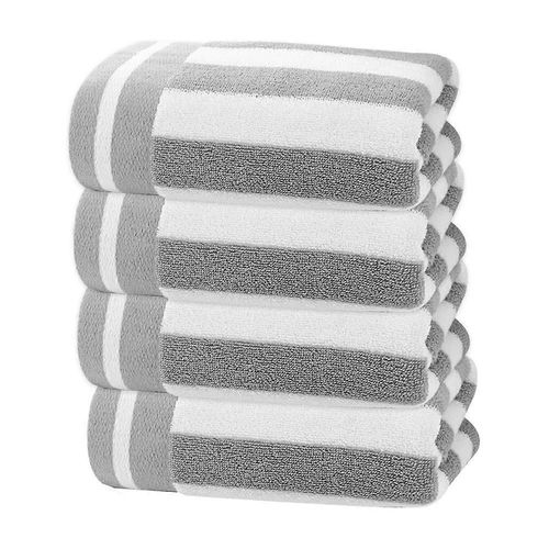 Ensemble De Serviettes De 4 - Essuie-Mains Doux, Coton Et Paquet De Serviettes Légères À Séchage Rapide Pour Le Visage - Pour Le Spa