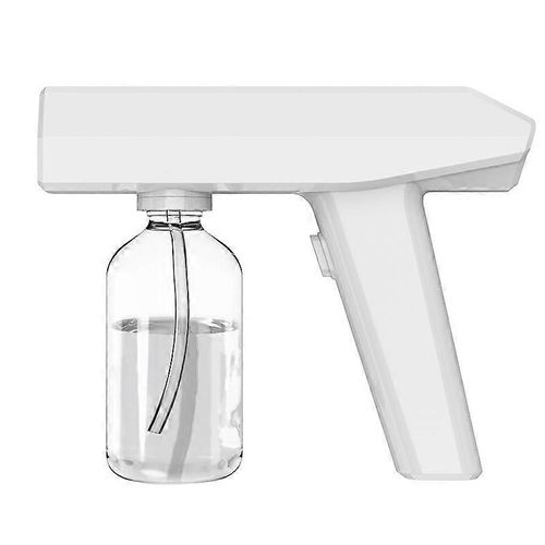 Désinfectant Fogger Machnie, Nano Pistolet à vapeur rechargeable, Pulvérisateur électrique ULV portatif protable avec atomiseur de lumière bleue pour l¿extérieur intérieur, la maison, de