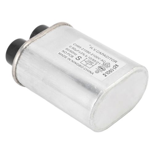 Condensateur haute tension micro-ondes en acier inoxydable 0.9UF Remplacement du condensateur haute tension pour Galanz pour Midea 2100V