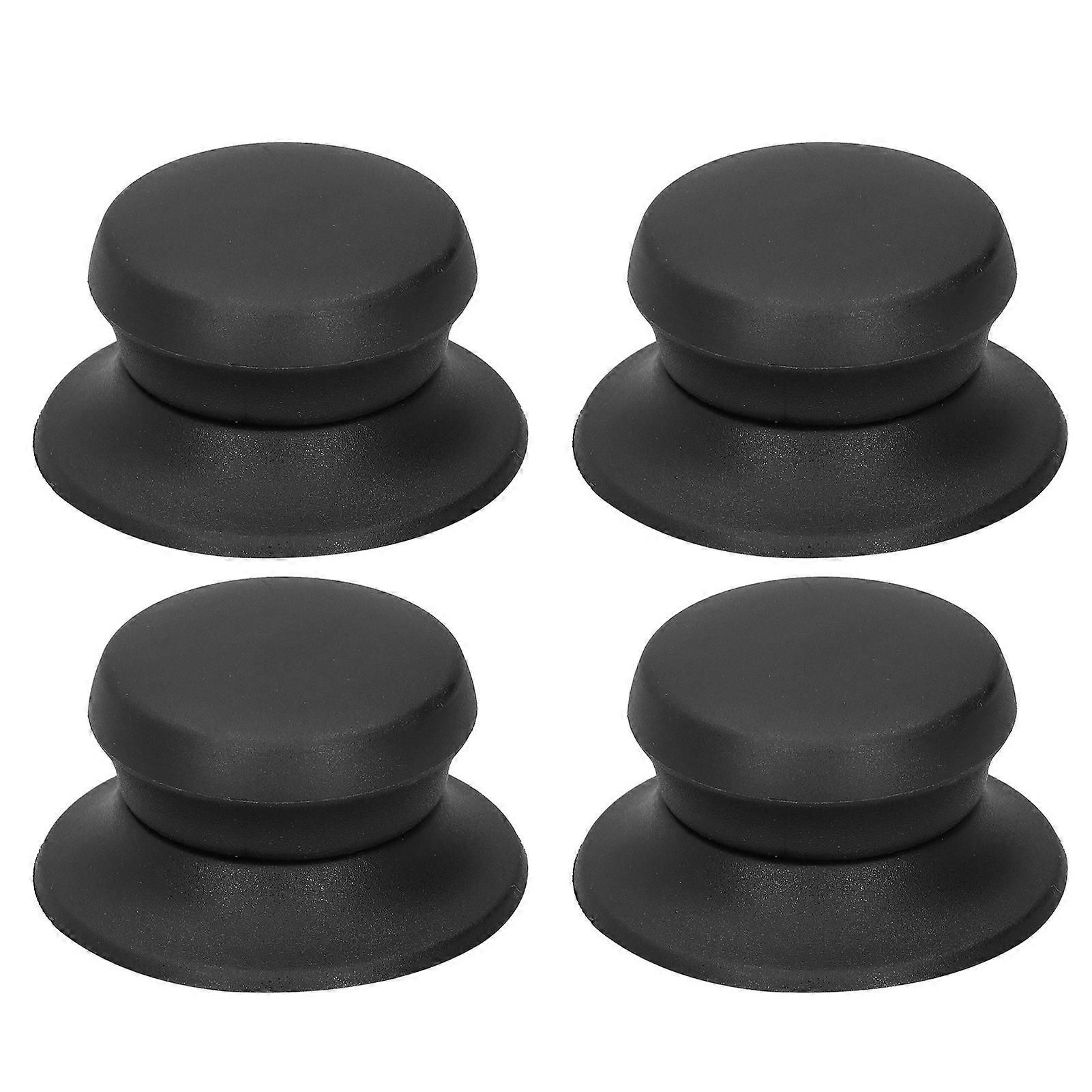 4pcs Noir Cuisine Batterie De Cuisine Poignée Casserole Bouilloire ...