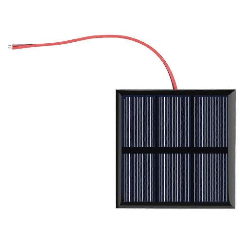 0.7W 1.5V Mini panneau solaire portable DIY Power Module Chargeur pour batterie 1.2V avec fil 70 * 70MM