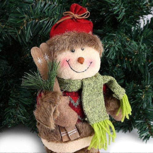 Poupée De Noël Jouets En Peluche Maison Ornement Décoration Cadeau Fête Enfants Bonhomme De Neige