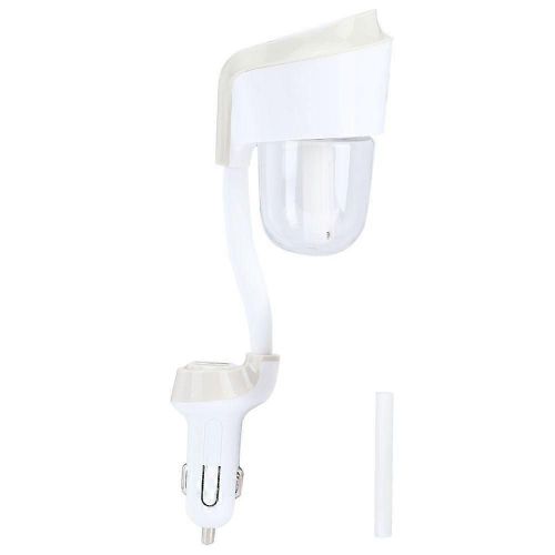 Diffuseur d¿arômes de purificateur d¿humidificateur d¿air de voiture avec port de charge USB pour l¿humidification de l¿airWhite