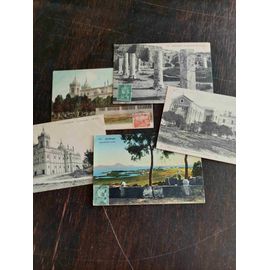 Lot De 5 Cartes Postales Anciennes Et Timbrées, 1912 À 1917, De Tunisie : Carthage