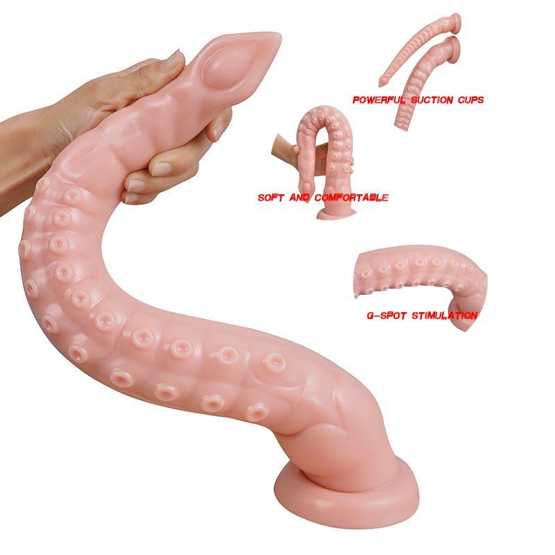 17 7 pouces tentacules geants faux penis gros poulpe gode couette