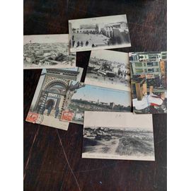 Lot De 7 Cartes Postales Anciennes, Dont Franchise Postale, 1915 Tirailleurs, De Tunisie : Sousse