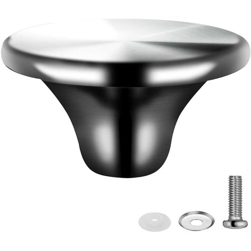 Bouton de four hollandais Bouton de remplacement du couvercle de casserole en acier inoxydable pour Le Creuset, Aldi, Lodge et autre cocotte en fonte émaillée (givré)