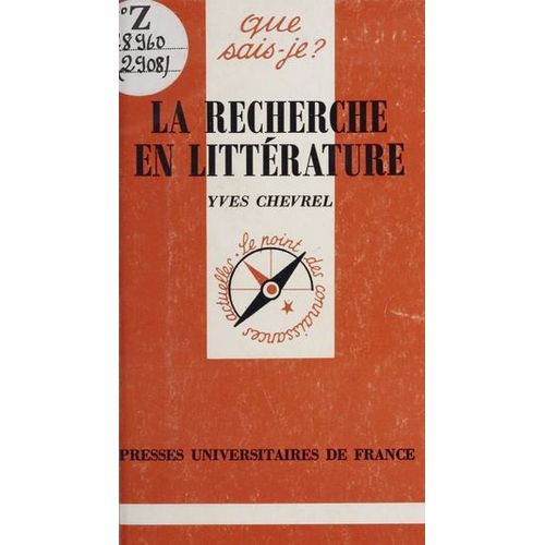 La Recherche En Littérature