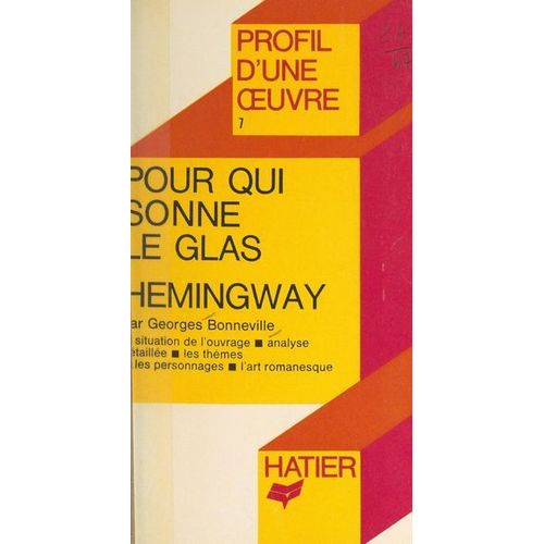 Pour Qui Sonne Le Glas, Hemingway