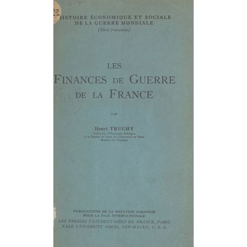 Les Finances De Guerre De La France