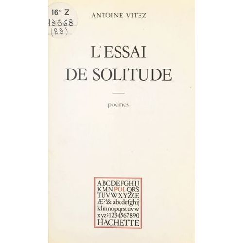 L'essai De Solitude