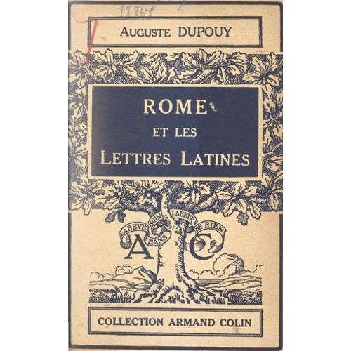 Rome Et Les Lettres Latines