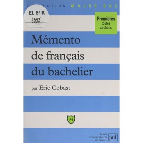 Mémento De Français Du Bachelier