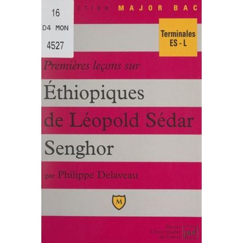 Premières Leçons Sur Éthiopiques, De Léopold Sédar Senghor