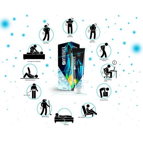 Artrovex 2x100ml Crème Pour Les Muscles Articulaires Pour Votre Corps 
