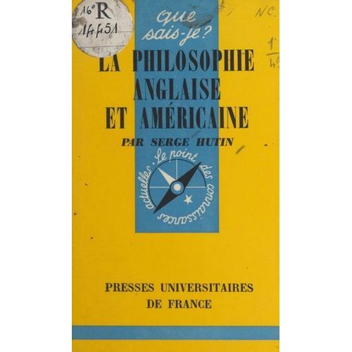 La Philosophie Anglaise Et Américaine