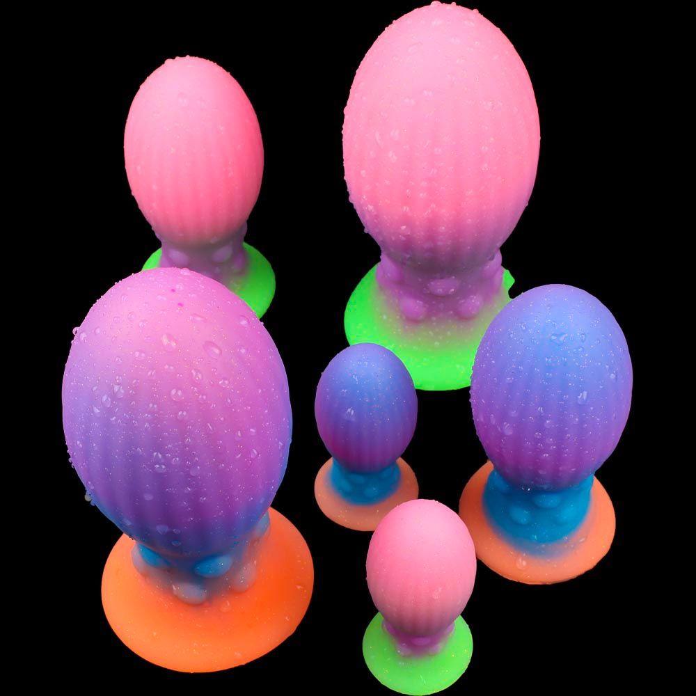 Plug anal Shoous en silicone pour femmes et hommes, gode aux oeufs, fesses  avec ventouse, masturbateur de cul, beau sexe adulte, quatre tailles |  Rakuten