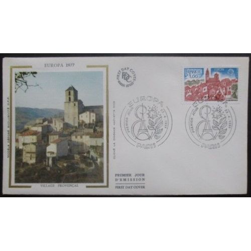 France Fdc Europa 23-04-77 Paris
