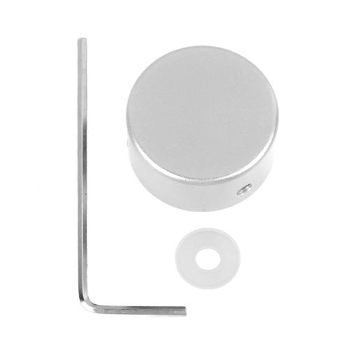 Pédale Pédale Topper Aluminium Guitare Électrique Spike Protection Effet Pédale Pied Nail Cap Argent