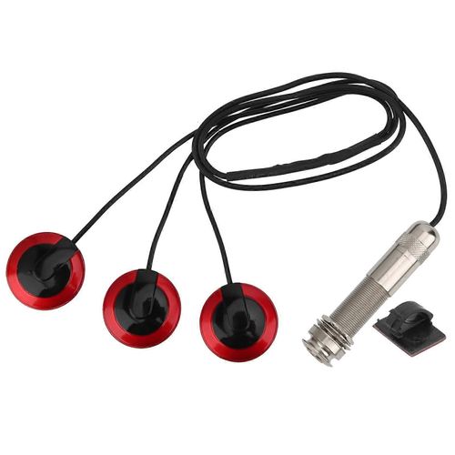 Guitare Piézo Micro Transducteur Amovible Pour Guitare Acoustique Ukulélé Pouce Piano Mandoline