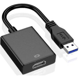 Adaptateur Usb vers Hdmi, câble graphique vidéo USB 3.0 / 2.0 vers Hdmi 1080p