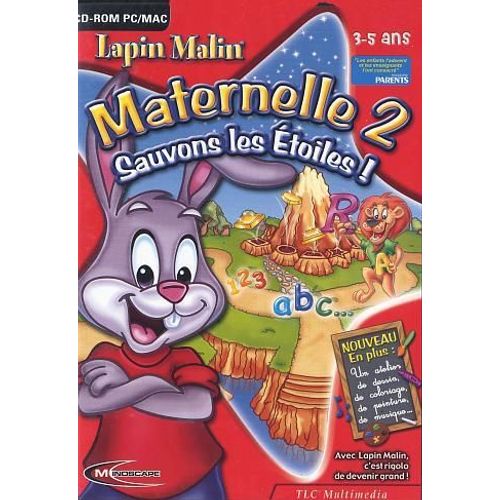 Lapin Malin (Maternelle 2) + Atelier 3-5 Ans Xp Pc