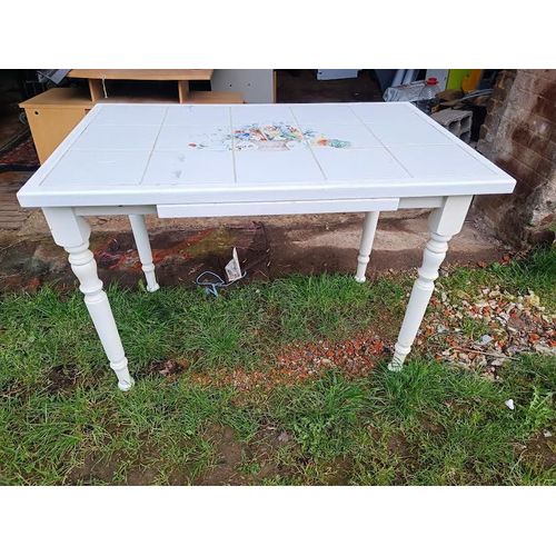 Petite Table De Cuisine Bois Faience