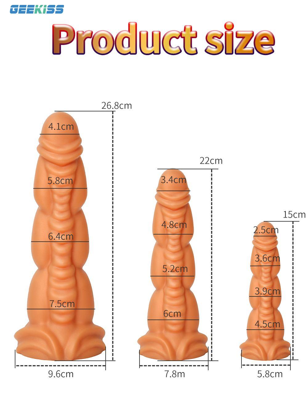 Gode anal en silicone liquide pour adultes, enorme optique, mastjaune  feminin, vagin progressif, plug anal educatif, extenseur SM, jouets sexuels  | Rakuten