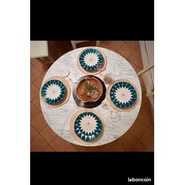 Maison Sarah Lavoine Table Ronde Riviera Marbre Blanc
