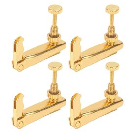 4 Pcs Violon Fine Tuners 3/4 ?4 / 4 Violoncelle Corde Outil Remplacement Instrument Accessoiresgold