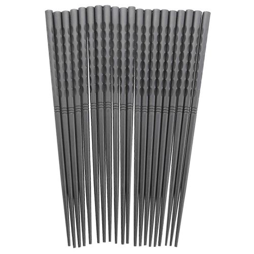Ensemble De Baguettes En Fibre De Verre Baguettes Réutilisables Lavables Au Lave-Vaisselle Pour Pendaison De Crémaillère De Restaurant À Domicile (10 Paires)