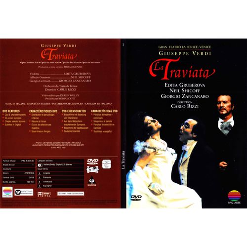 Giuseppe Verdi La Traviata Par Edita Gruberova Neil Shicoff Giorgio Zancanero A. Trevisan Mori Musinu Pentcheva Cosotti Zizich Orecchia Antonini Tomaello Orchestra Del Teatro La Fenice Dir Carlo Rizzi