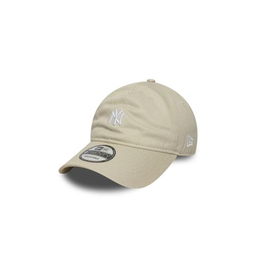 New Era - Casquette 9twenty Adjustable New York Yankees Mlb Mini Logo Crème - Beige