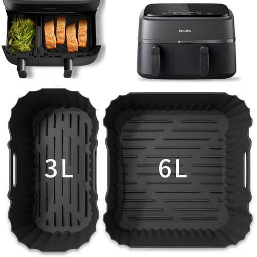 Grille Anti Projection Pour Air Fryer Ninja Af500Eu: Grille Anti Eclaboussure Air Fryer Silicone Reusable Compatible Avec Air Fryer Ninja Foodi 10,4 L - Air Fryer Accessoires