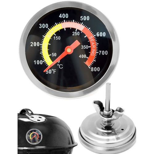 Thermomètre De Cuisson Analogique, Résistant À La Température, Pour Barbecue, Grill, Casseroles, Cocottes, Fumoir, De 10 °C À 400 °C