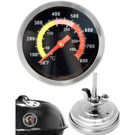 Thermomètre De Cuisson Analogique, Résistant À La Température, Pour Barbecue, Grill, Casseroles, Cocottes, Fumoir, De 10 °C À 400 °C