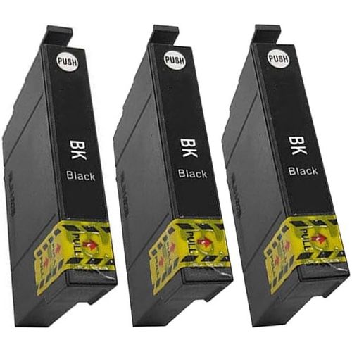 Mondo Impression - Compatible Multipack (3 Pcs) T0711 Cartouches D'Encre Pour Epson 3 X T0711 Compatible Avec Epson Stylus Sx100 Sx105 Sx200 Sx215 Sx218 Sx400 Bx300F Dx4000 Dx8400