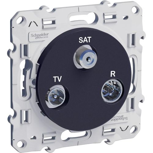 S520461 Prise Odace Tv/Sat/Fm Blanc