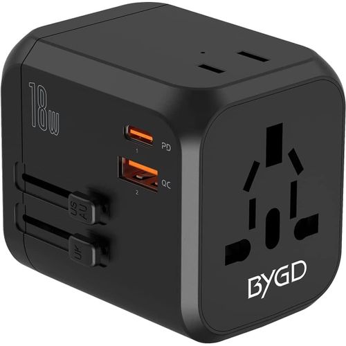 Adaptateur Universel Voyage, Prise Électrique Prise Europe Uk Usa Australie All-In-One Prise Charge Rapide Adaptateur Prise Prise Universel Prise Conversion