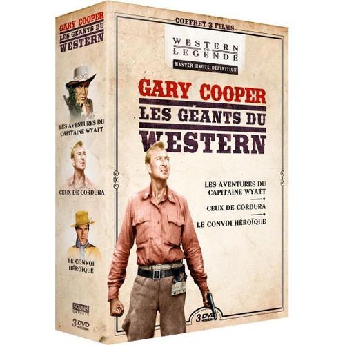 Gary Cooper - Les Géants Du Western : Le Convoi Héroïque + Les Aventures Du Capitaine Wyatt + Ceux Du Cordura - Pack