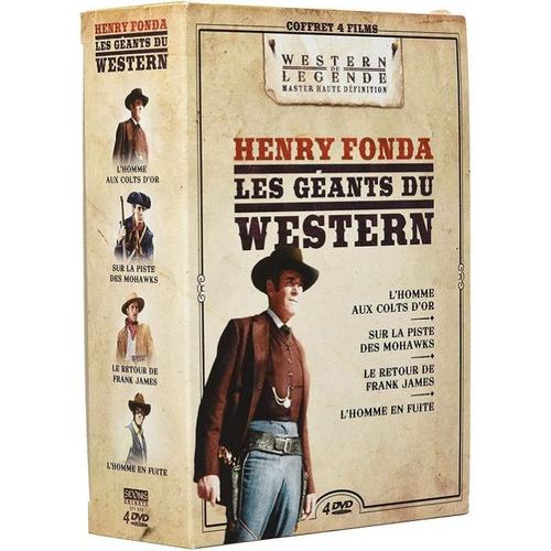 Henry Fonda - Les Géants Du Western : L'homme Aux Colts D'or + Sur La Piste Des Mohawks + Le Retour De Frank James + L'homme En Fuite - Pack