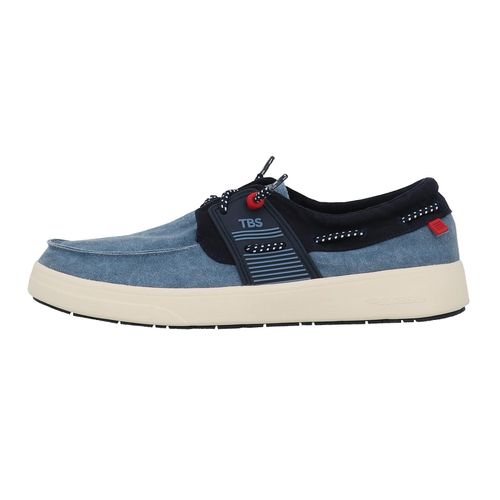 Chaussures Basses Toile Tbs Bateaux Bleu Moyen