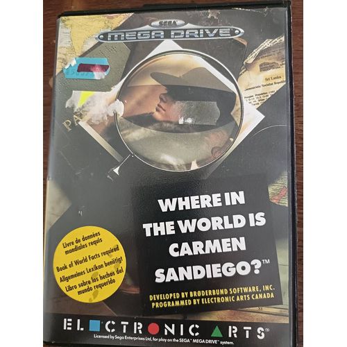 Jeu Sega Mega Drive Where In The World Is Carmen Sandiego?