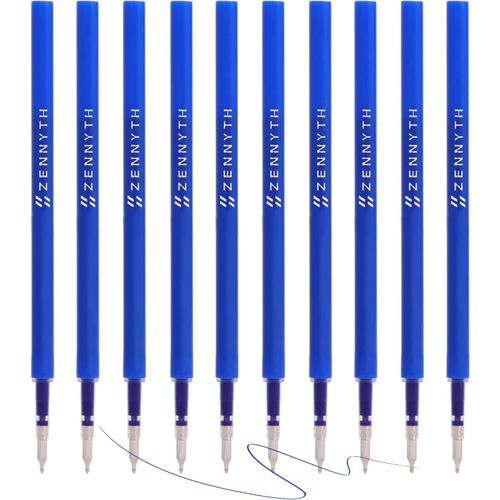 Gothicana By Emplot De 10 Recharges D'encre Gel De 10,9 Cm Pour Stylos À Clic, Pointe Fine De 0,5 Mm, Encre À Séchage Rapide, Compatibles Avec Pilot G2 (Recharges D'encre Gel D'origine, Encre Noire)