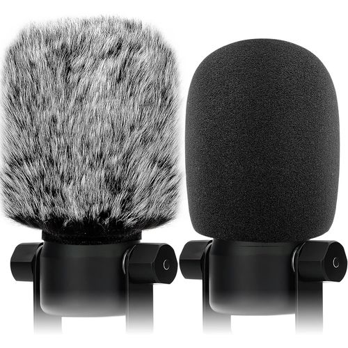 GOTHICANA BY EMPSupport De Microphone Pour Razer Seiren X Microphone Avec Mousse Coupe - Vent, Filtre À Éclatement Et Protection De Câble, Adaptateur À Vis 5/8 Pour La Diffusion Et L'Enregistrement