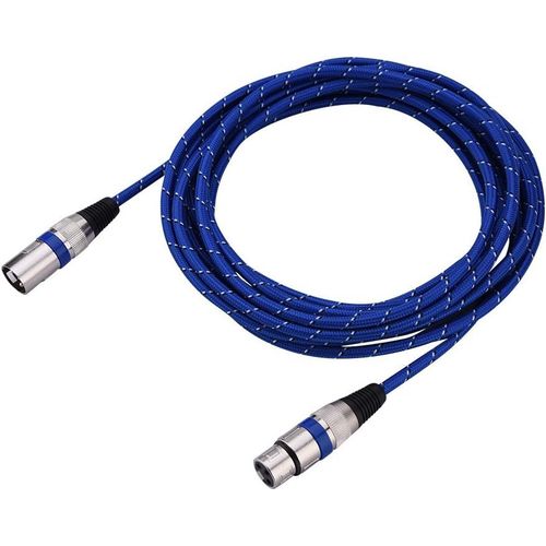GOTHICANA BY EMPCâbles Xlr Mâle Vers Femelle 1 / 1,8 / 3 / 5 / 10 / 15 / 20 M Câble Micro Mini Xlr 3 Broches Câble Audio Xlr / Micro Équilibré Pour Amplificateurs, Microphones Et Mixeurs 1M