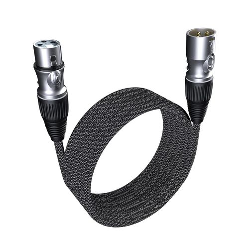 GOTHICANA BY EMPCâble Xlr Câble Microphone Xlr Mâle Vers Femelle - Compatible Avec Microphones, Mixeurs, Table De Mixage, Hautparleurs, Amplificateurs, Enregistrement De Musique, Consoles (Paquet De